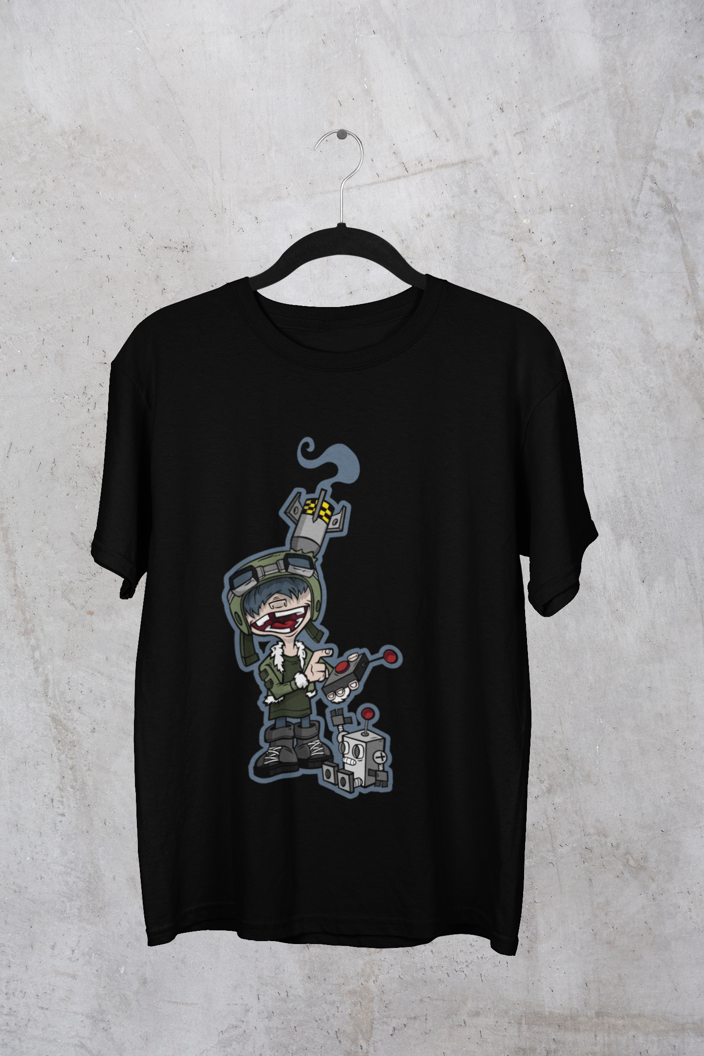 Gamer Commander Graphic Tee black
