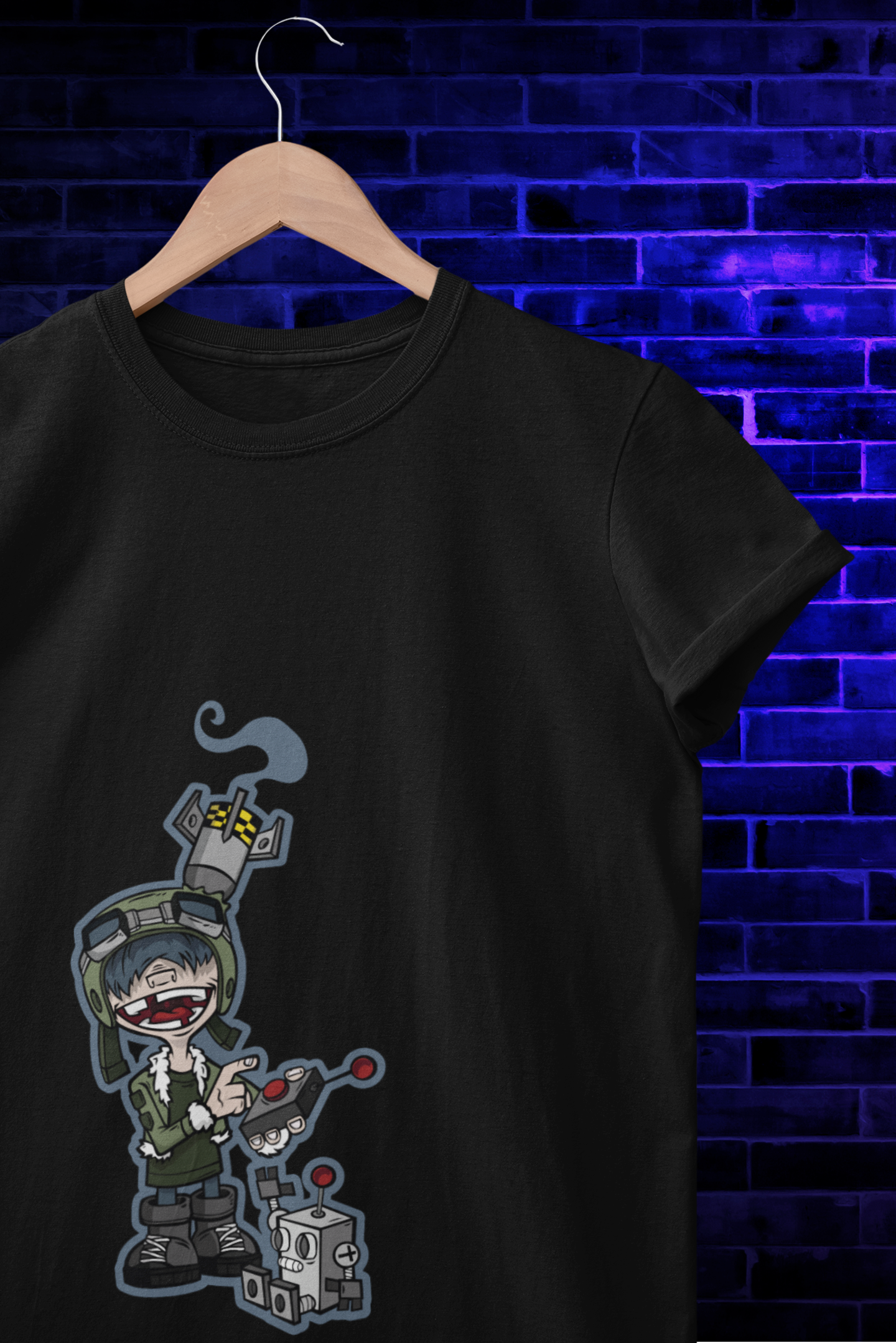 Gamer Commander Graphic Tee black