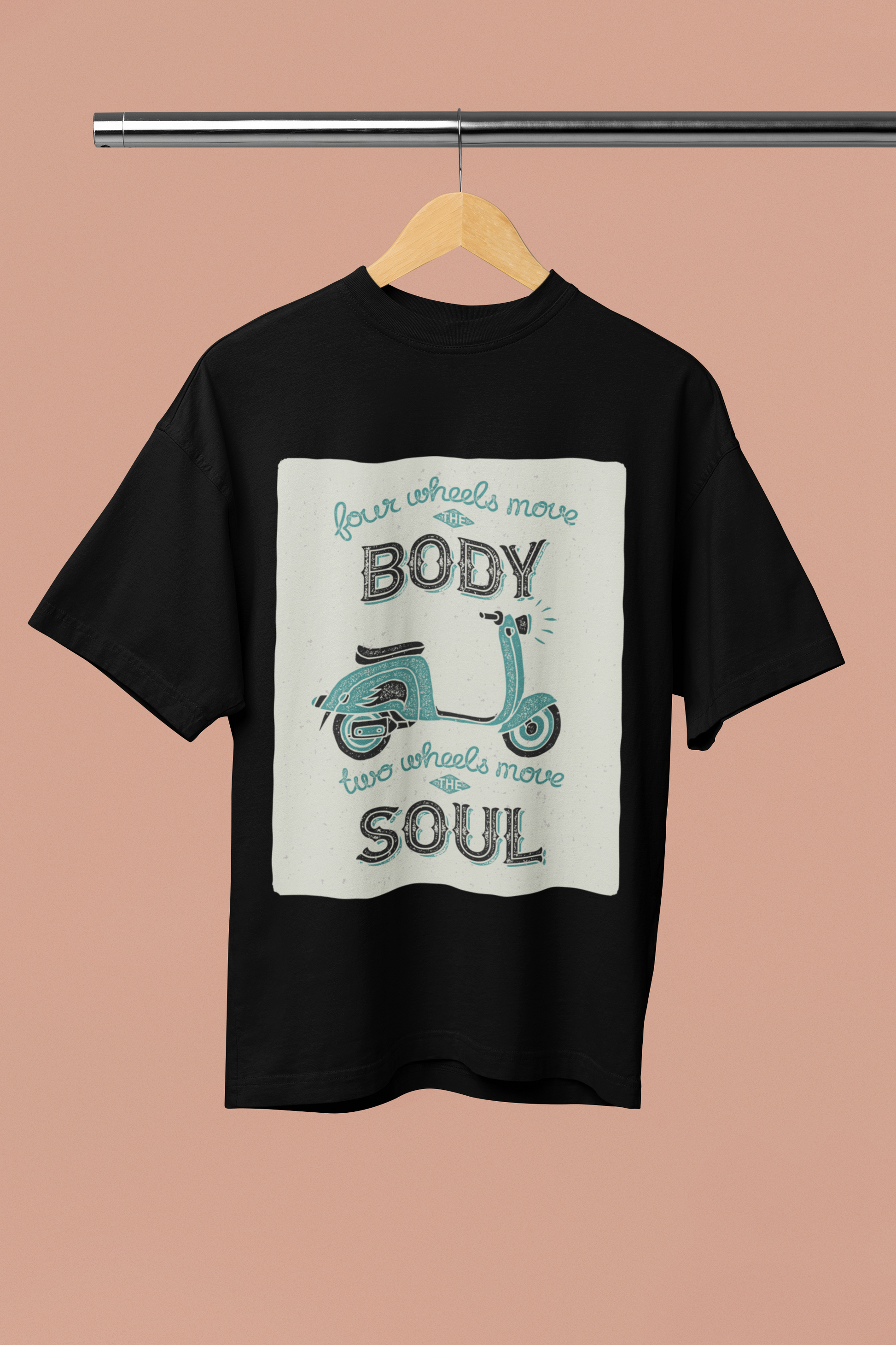 Soul Rider Oversized Tee black