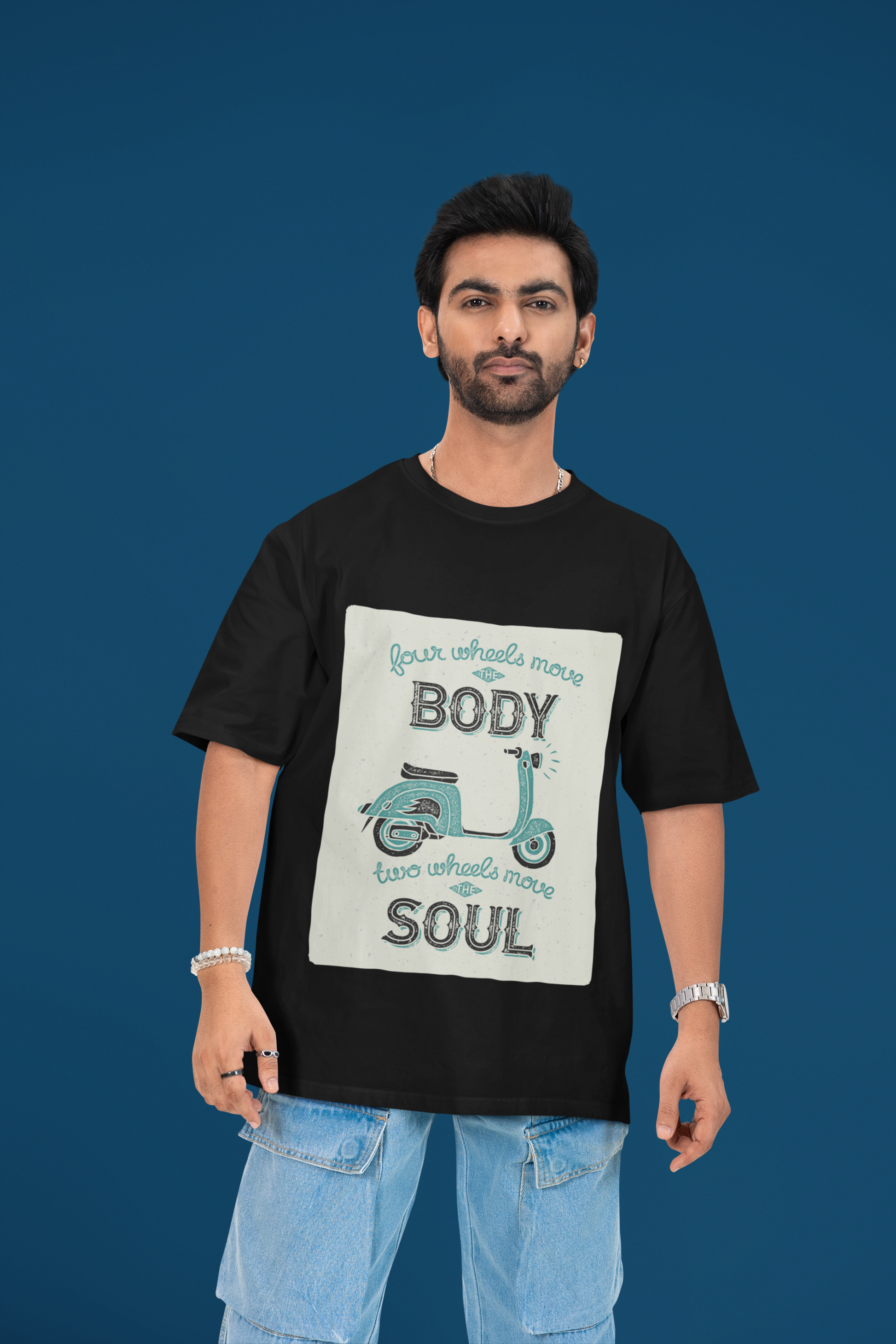 Soul Rider Oversized Tee black