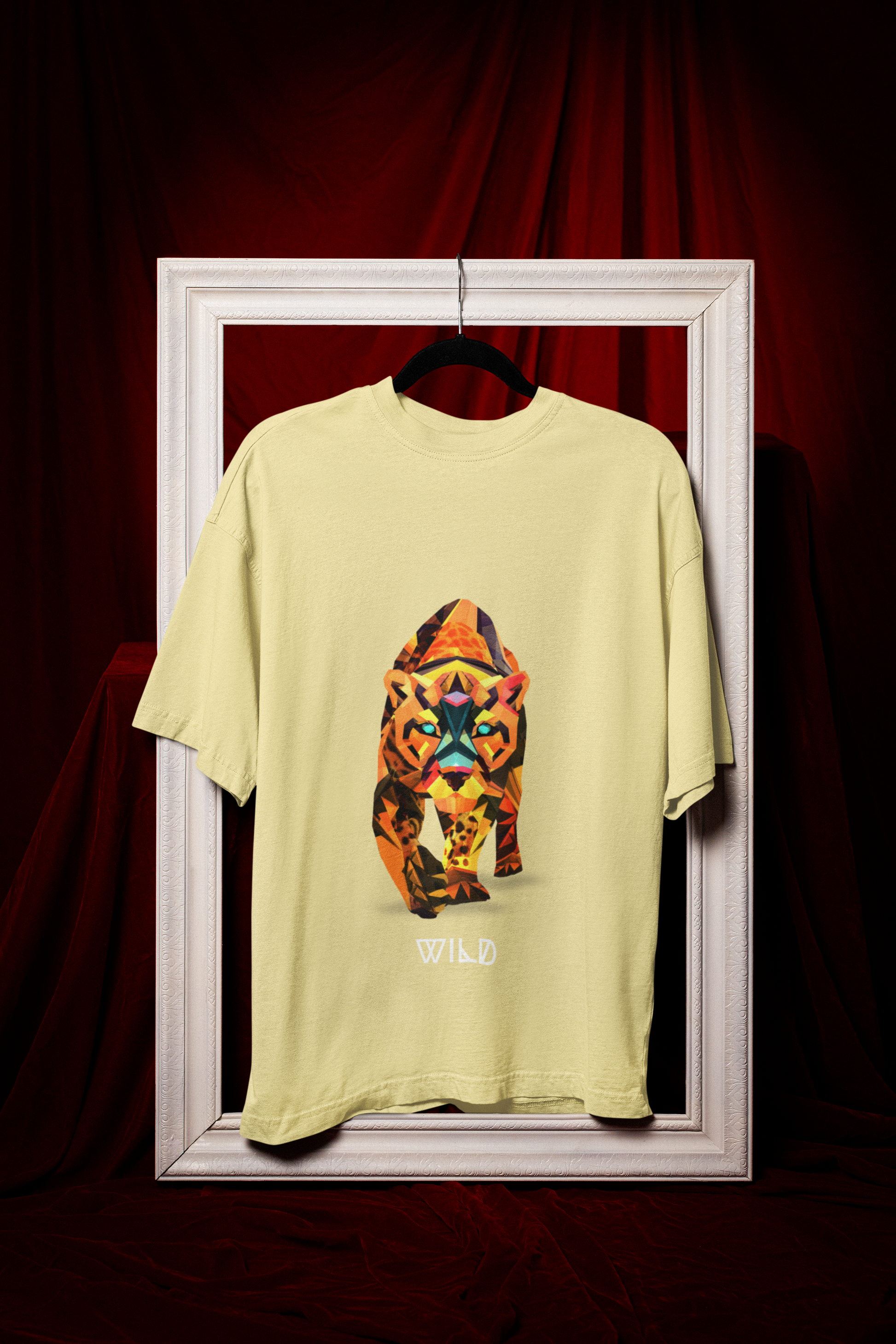 wild unisex t-shirt beige size S M L XL XXL XS