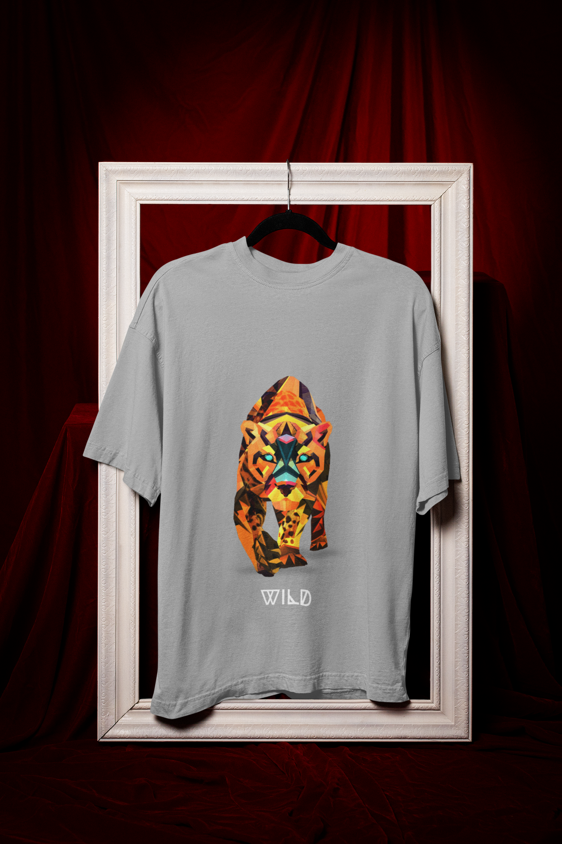 wild unisex t-shirt grey size S M L XL XXL XS