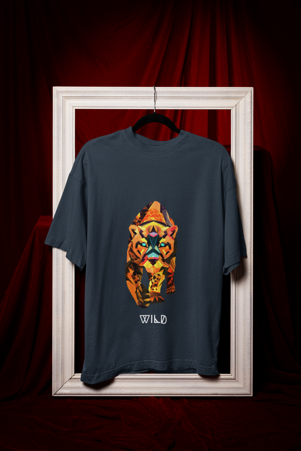 wild oversized t-shirt navy blue