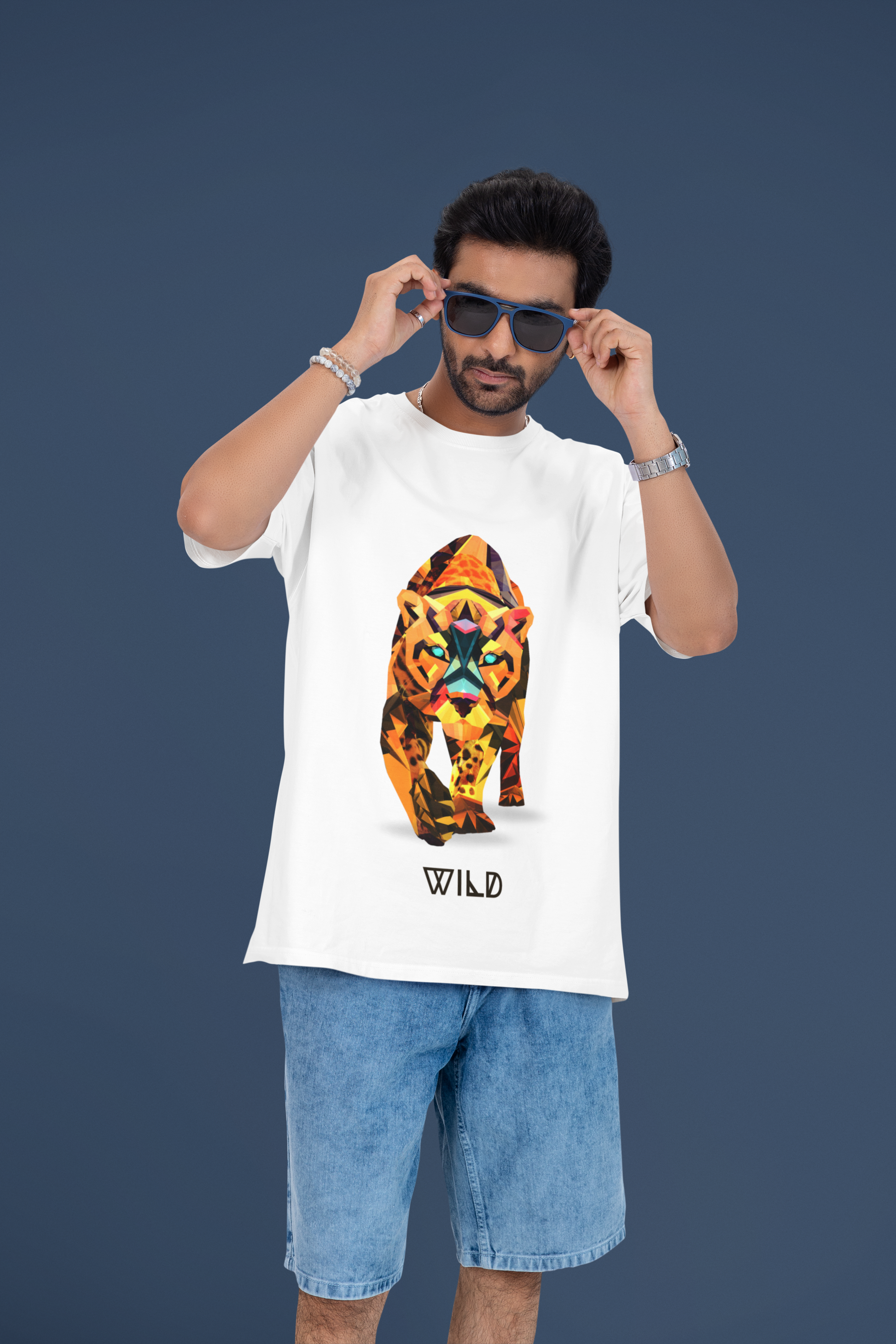wild unisex t-shirt white size S M L XL XXL XS