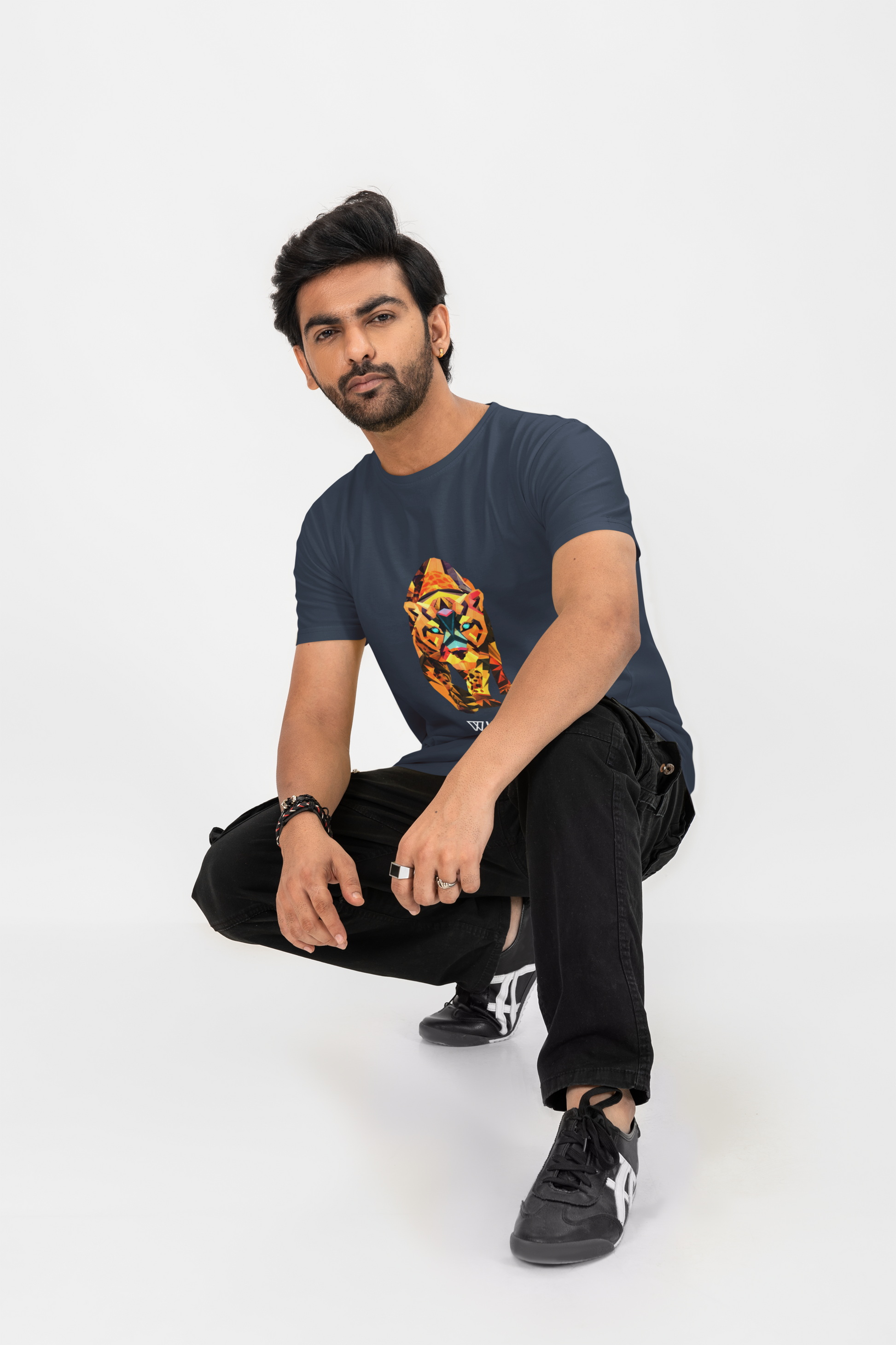 wild oversized t-shirt navy blue